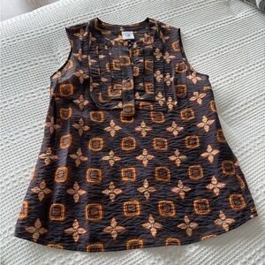 Sleeveless Patterned Top XS